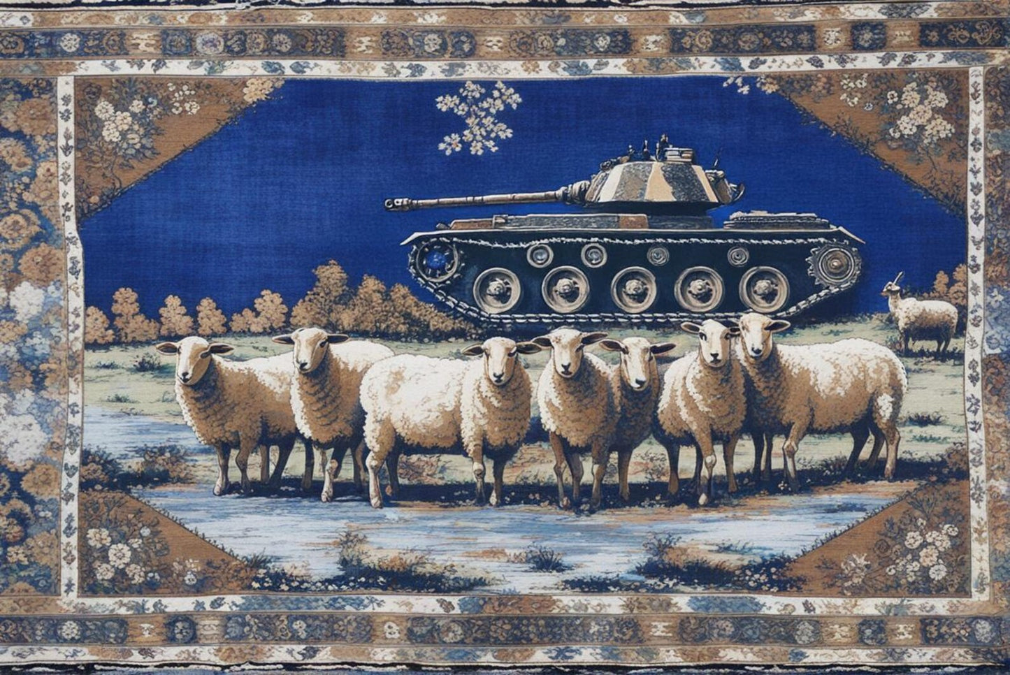 Handgefertigte Teppichkunst